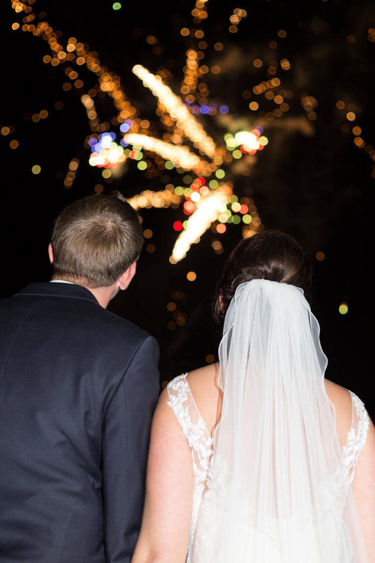 romantische Hochzeit